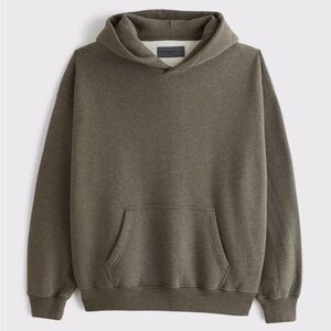 NWT Abercrombie Dark Green Heather Hoodie